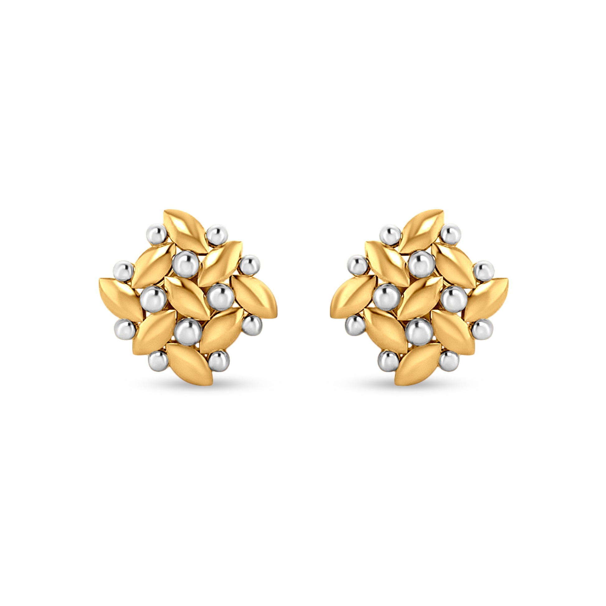 22K Gold Designer Studs