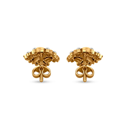 22K Gold Designer Studs