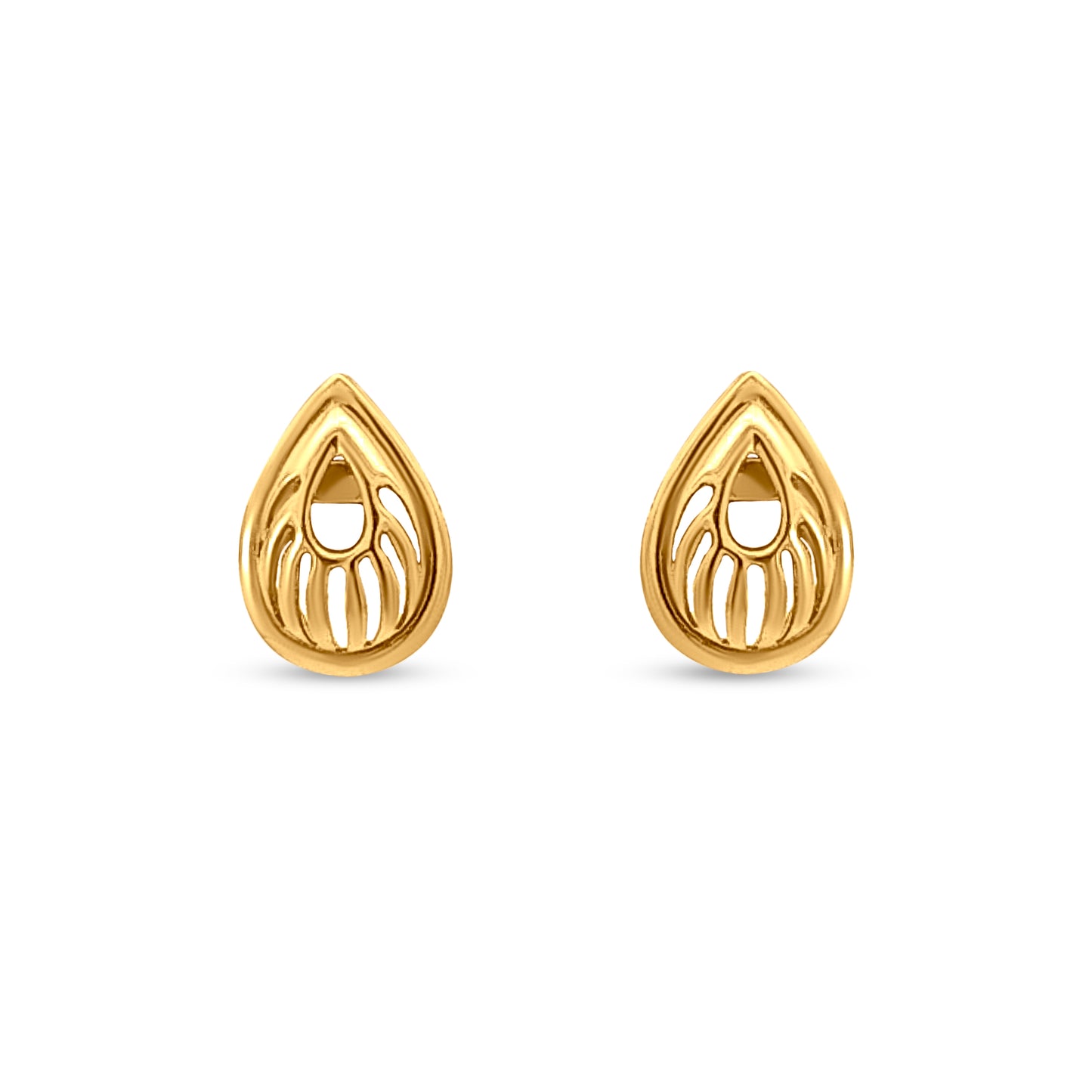 22k Gold Teardrop Tops for Women/Girls