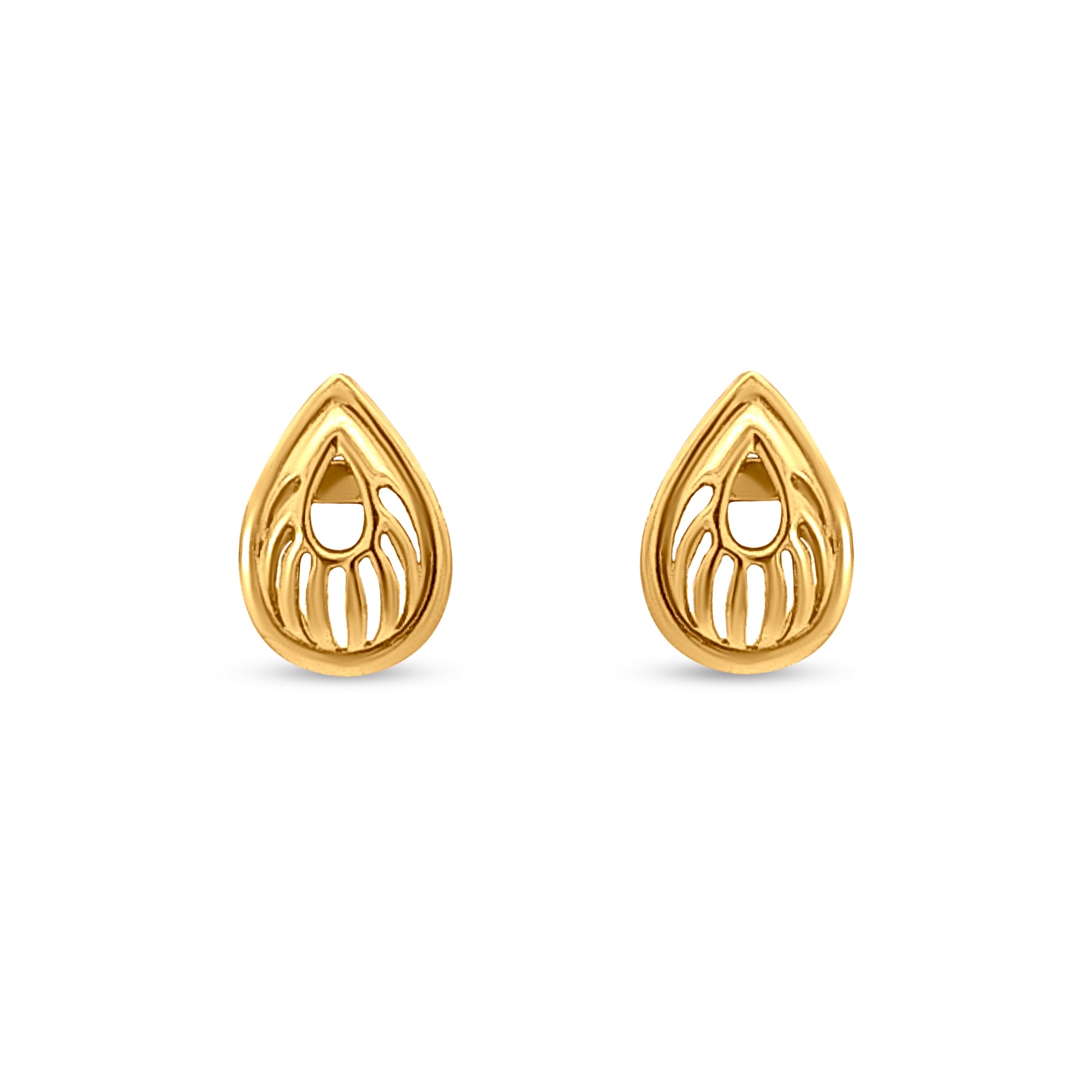 22k Gold Teardrop Tops for Women/Girls