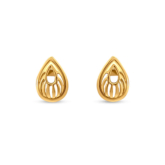 22k Gold Teardrop Tops for Women/Girls